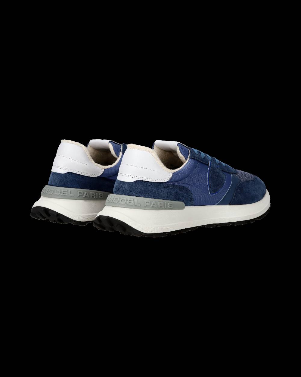 Philippe Model Sneaker sportive Antibes da uomo in nylon e pelle - Blu Vendite Flash