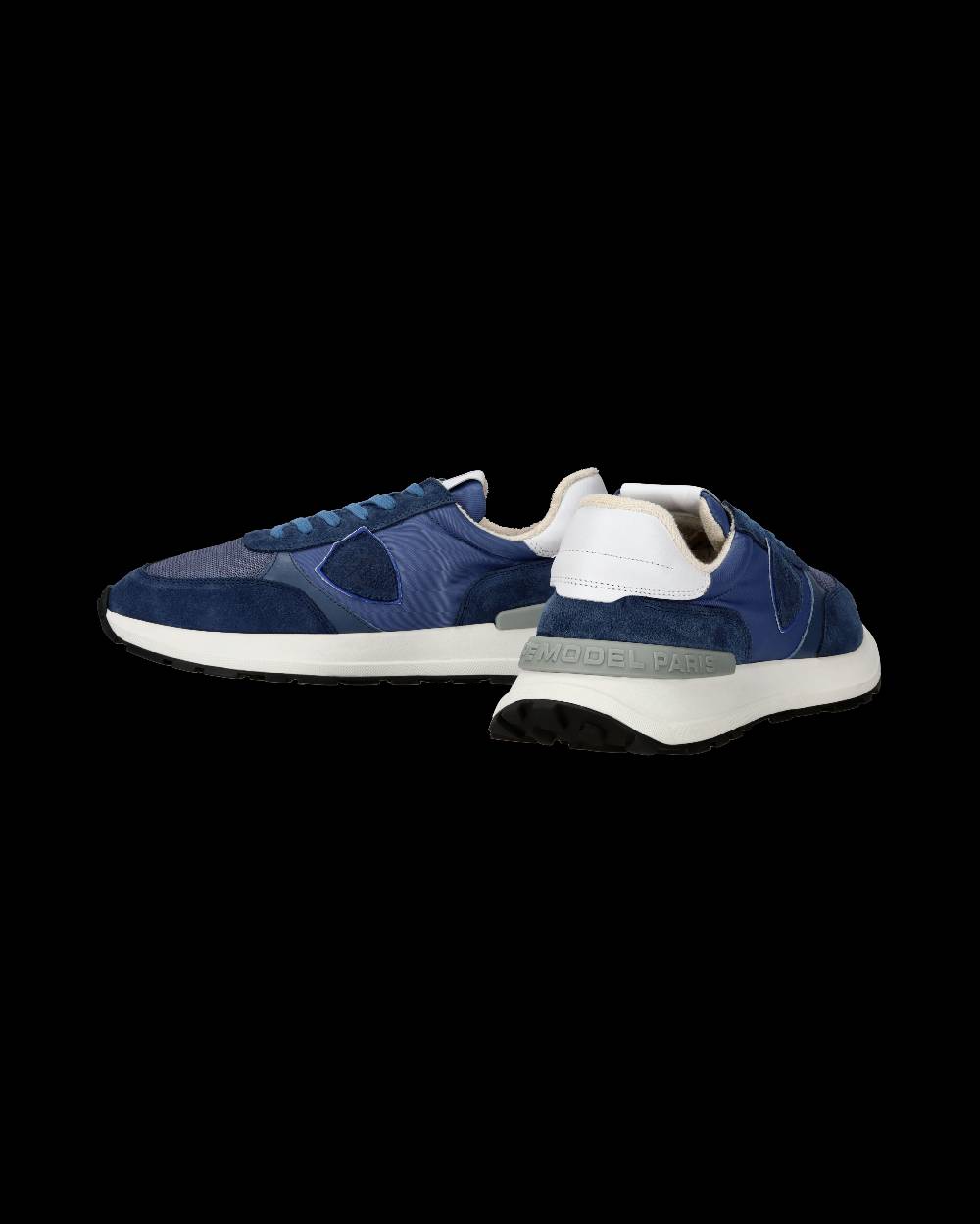 Philippe Model Sneaker sportive Antibes da uomo in nylon e pelle - Blu Vendite Flash