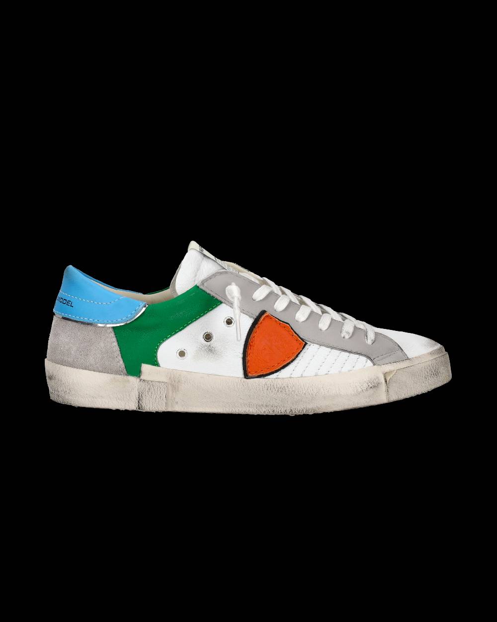 Philippe Model Sneaker basse Prsx uomo - bianco e arancione Negozio
