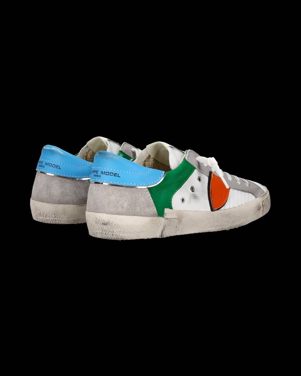 Philippe Model Sneaker basse Prsx uomo - bianco e arancione Negozio