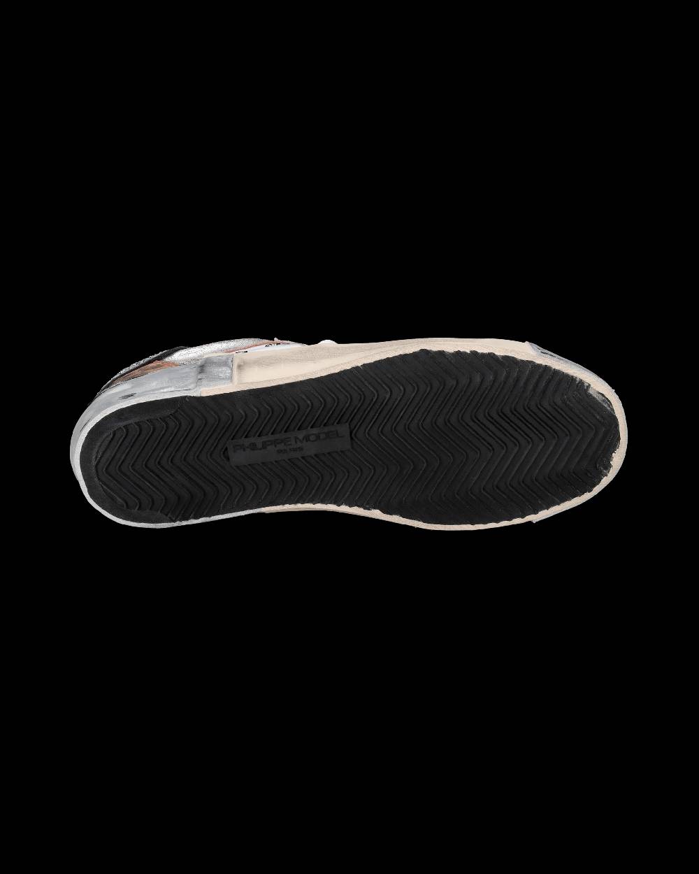 Philippe Model Sneaker basse Paris donna - glitter rosa e bianco Moda