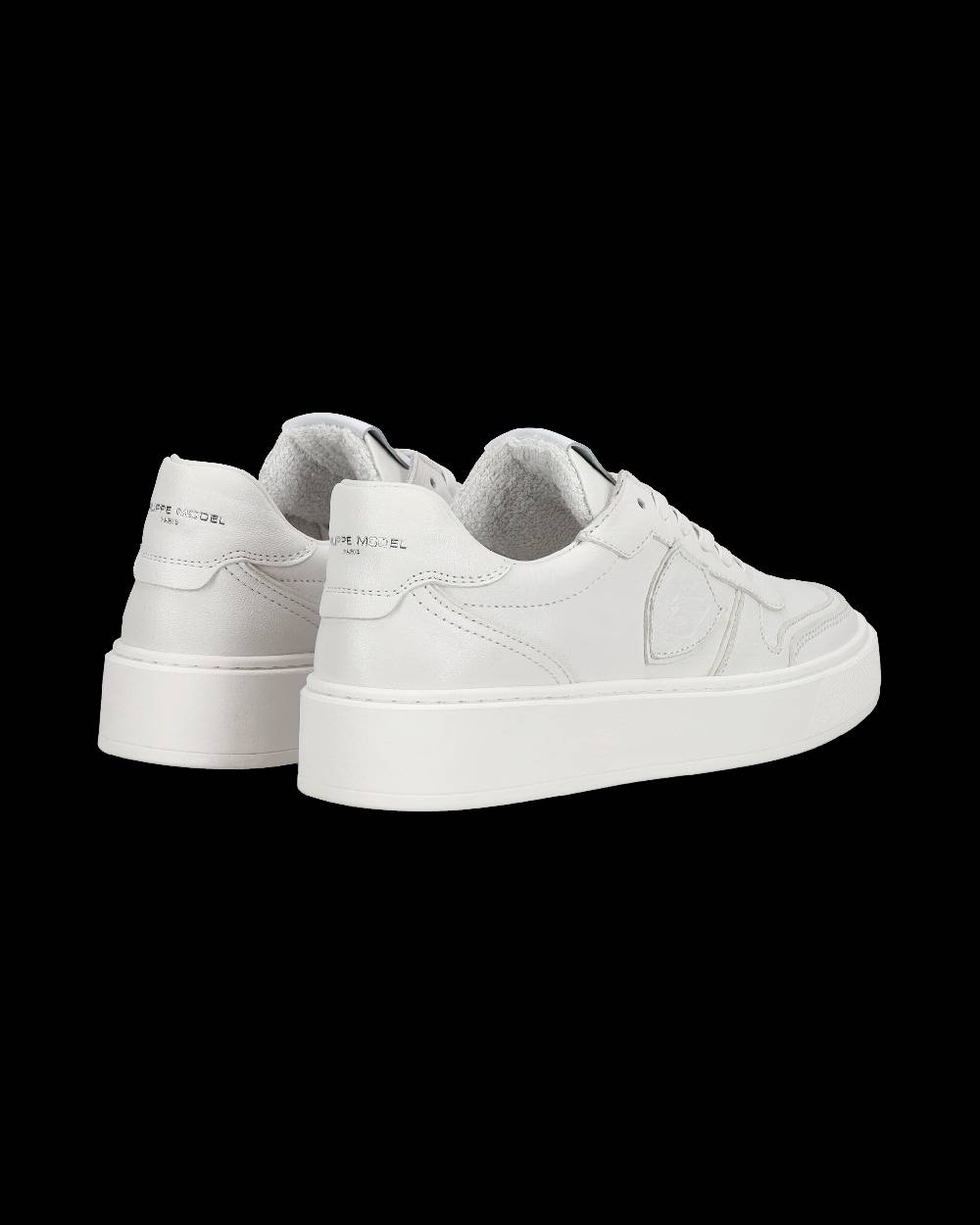 Philippe Model Sneakers basse Nice da Ragazzi in pelle, Bianco Italy