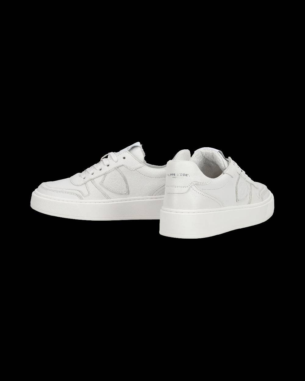 Philippe Model Sneakers basse Nice da Ragazzi in pelle, Bianco Italy