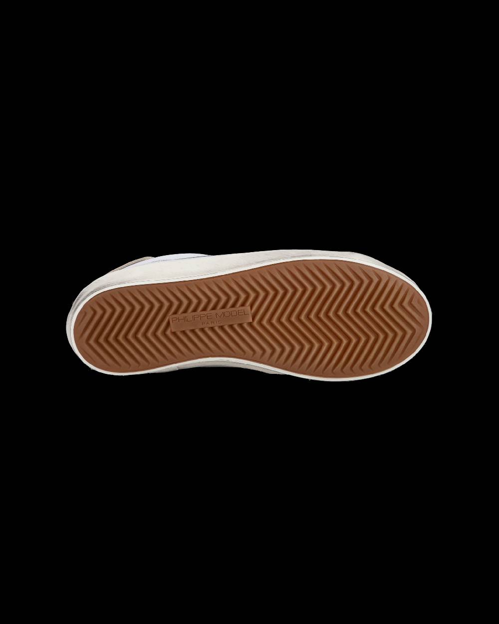 Philippe Model Sneakers basse Paris da Bambino in pelle, Bianco Azzurro Promozione