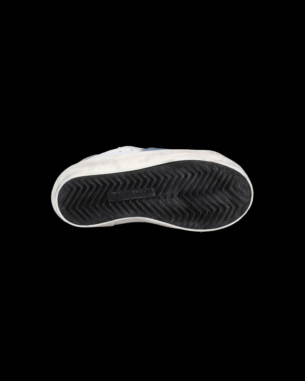 Philippe Model Sneakers da Bambini Prsx basse Bianche e Blu in Pelle Acquista Ora