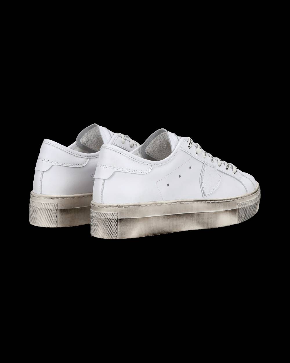Philippe Model Sneakers basse Paris Haute da Bambino in pelle, Bianco Promozione Limitata