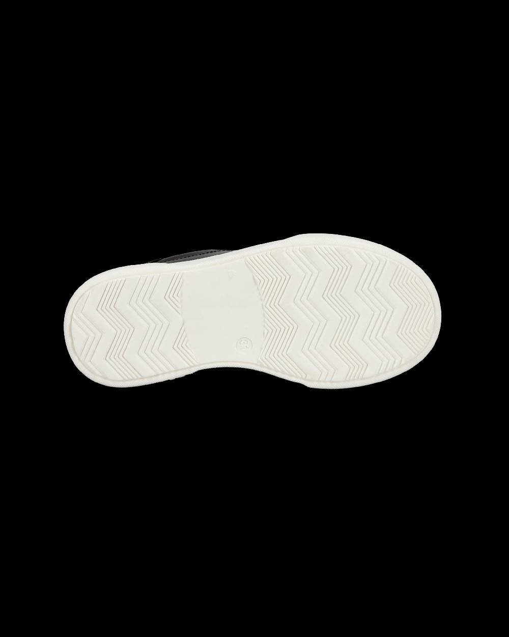 Philippe Model Junior Temple Low-Top Sneakers in Leather, Black White Shopping Online