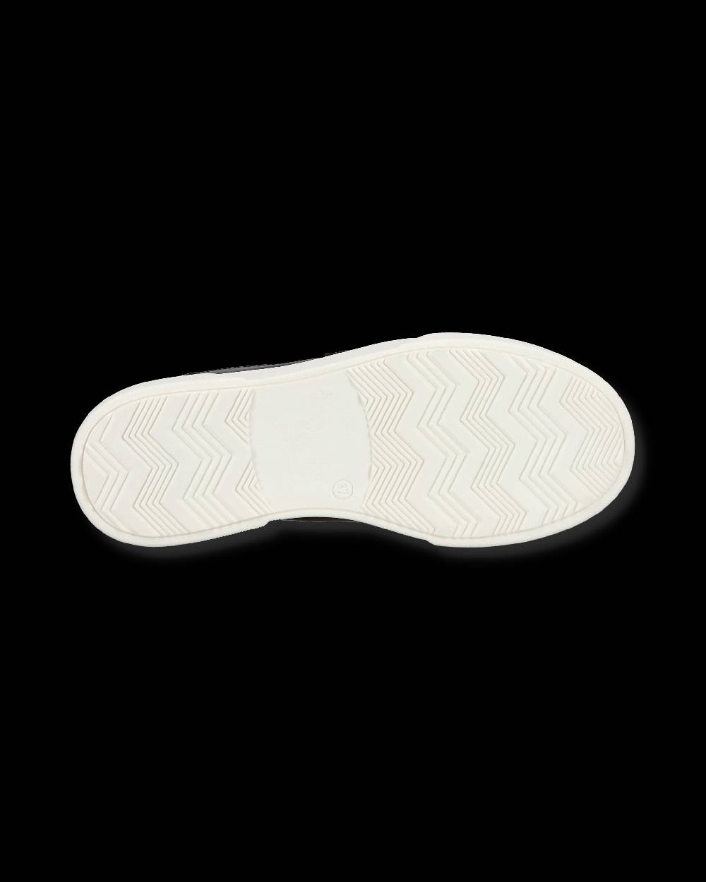 Philippe Model Junior Temple Low-Top Sneakers in Leather, Black White Sottocosto