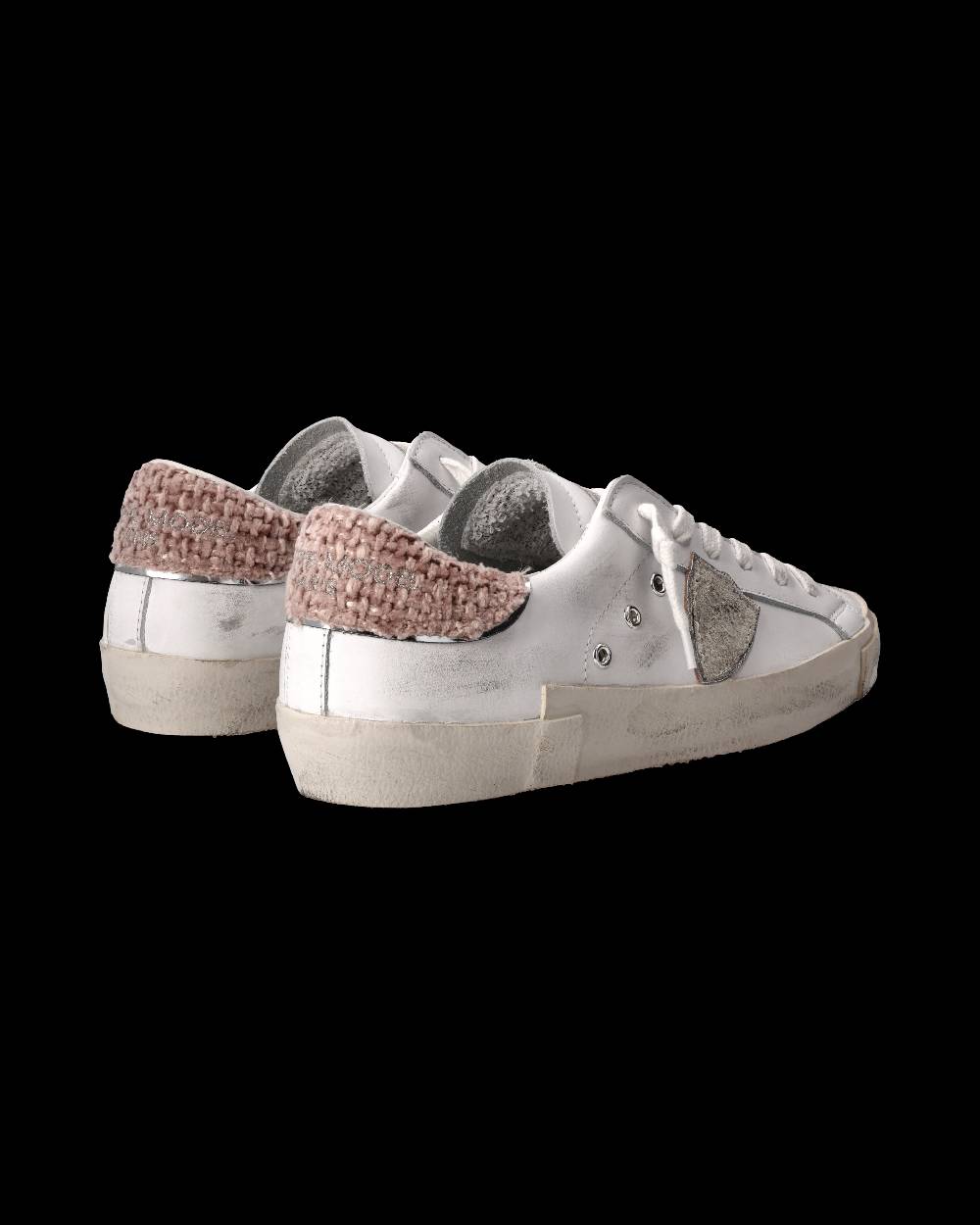 Philippe Model Sneaker Prsx Donna, Bianco e Rosa Presa