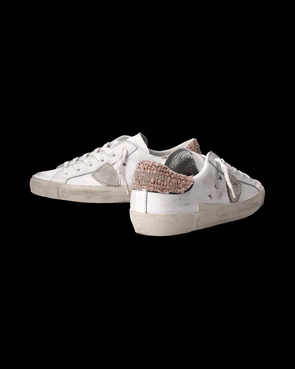 Philippe Model Sneaker Prsx Donna, Bianco e Rosa Presa