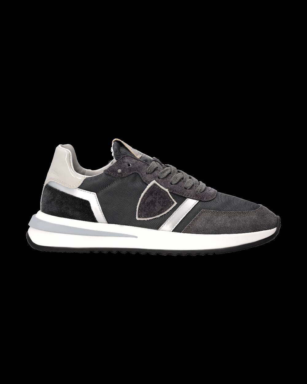 Philippe Model Sneaker Tropez 2.1 Donna, Nero Grigio e Argento Economico