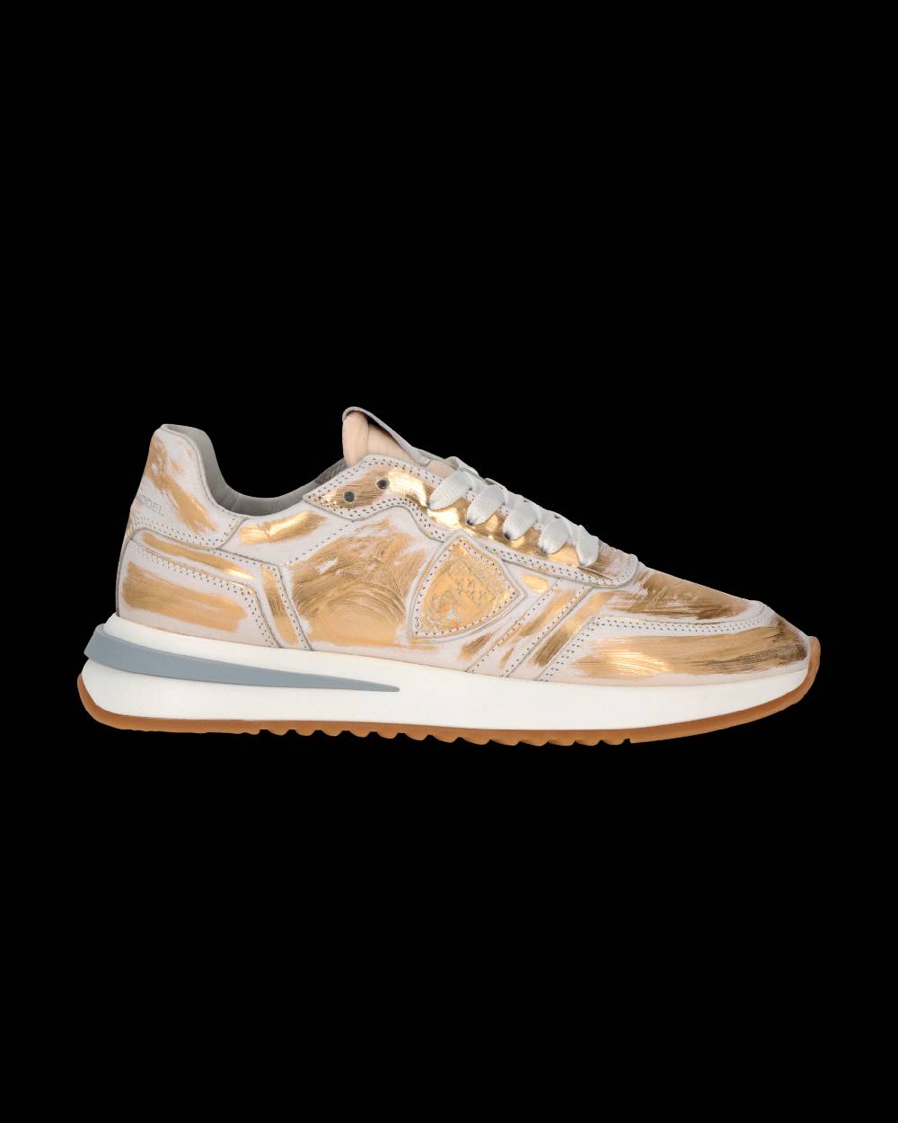 Philippe Model Sneaker Tropez 2.1 Donna, Bianco e Oro Outlet