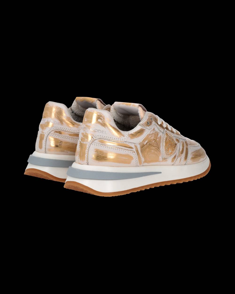 Philippe Model Sneaker Tropez 2.1 Donna, Bianco e Oro Outlet