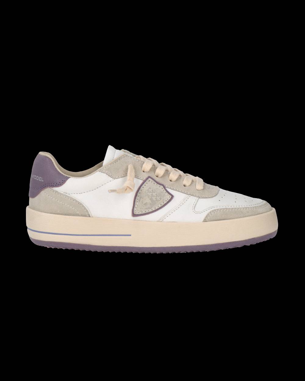 Philippe Model Sneaker Nice Donna, Bianco e Lilla Hotsell