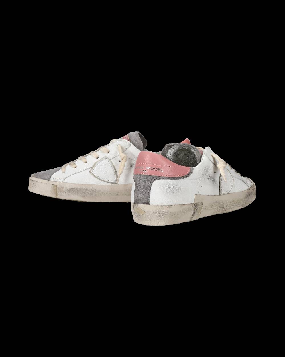 Philippe Model Sneaker casual Prsx da donna in pelle - Antracite e bianco Vendite Flash