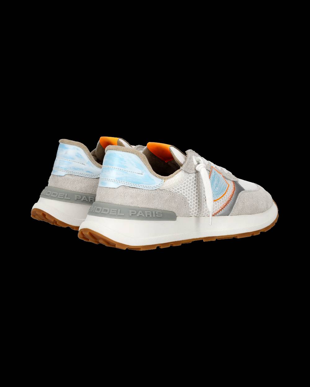 Philippe Model Sneaker bassa Antibes uomo - bianco e azzurro Spedizione Gratuita