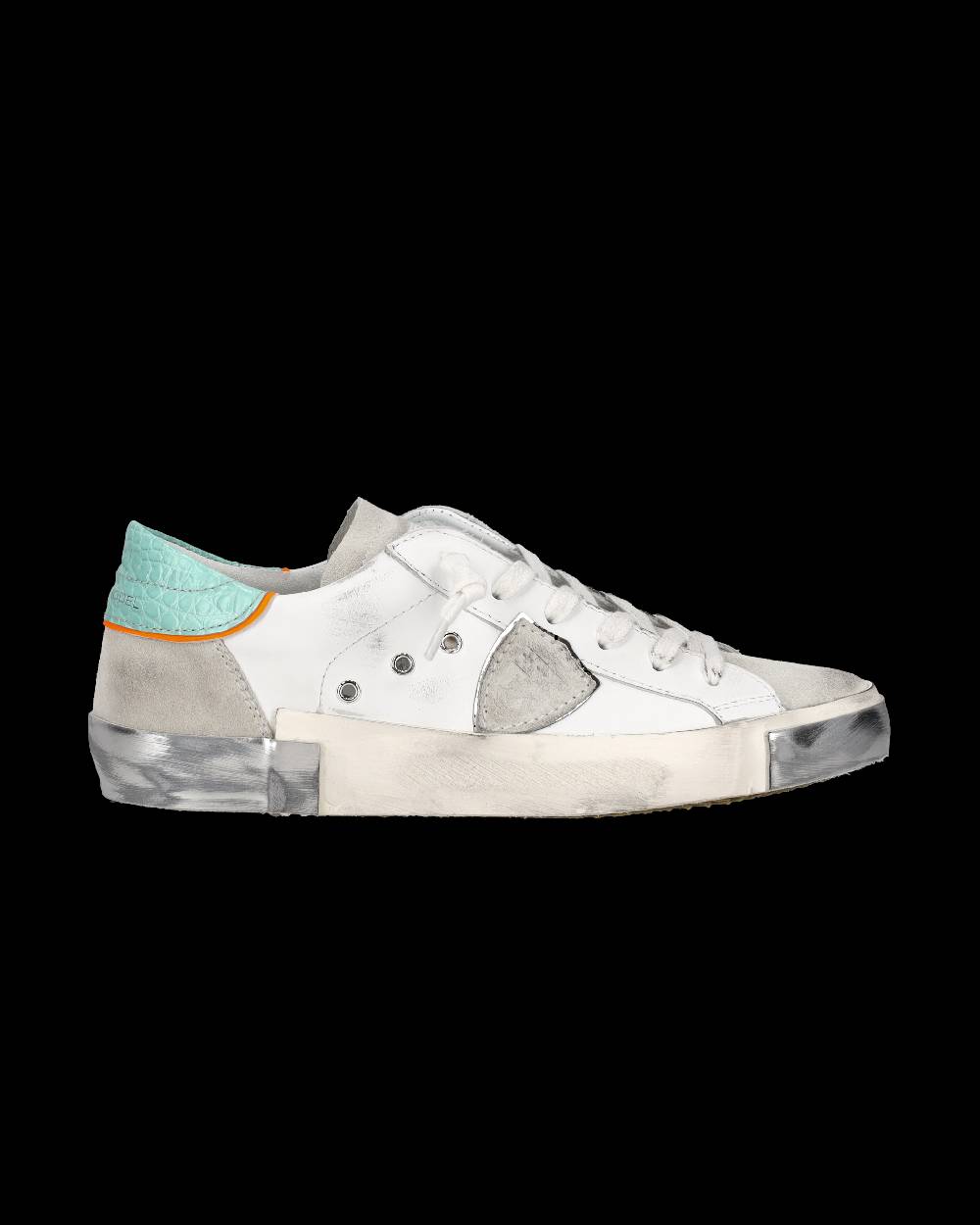 Philippe Model Sneaker bassa PRSX donna - bianco e verde acqua Acquista Ora