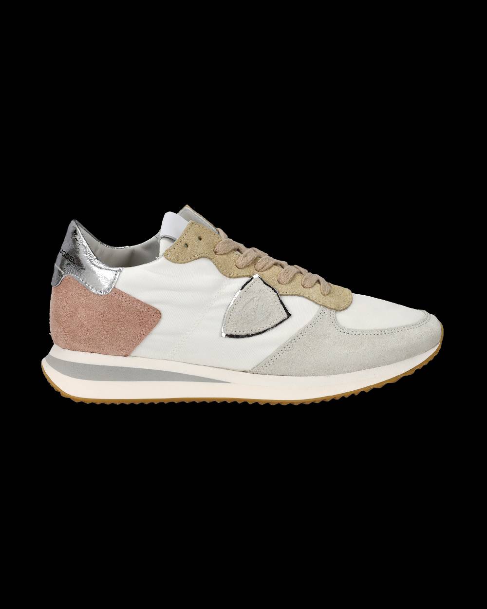 Philippe Model Sneakers Trpx da Donna Bianche e Rosa in Tessuto Tecnico Affare Del Giorno