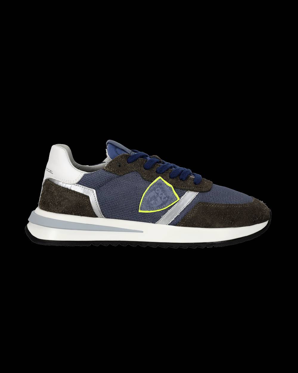 Philippe Model Sneaker basse Tropez 2.1 uomo - blu e verde militare Sottocosto