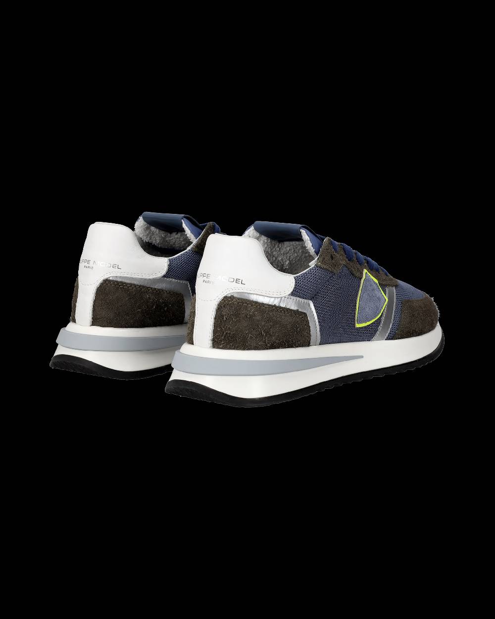 Philippe Model Sneaker basse Tropez 2.1 uomo - blu e verde militare Sottocosto
