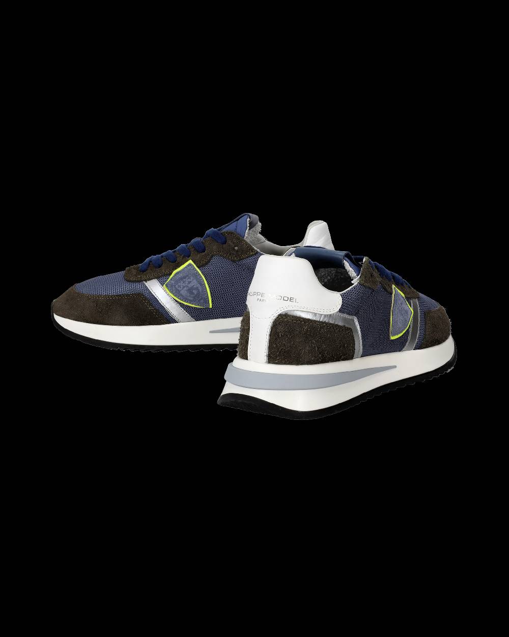 Philippe Model Sneaker basse Tropez 2.1 uomo - blu e verde militare Sottocosto