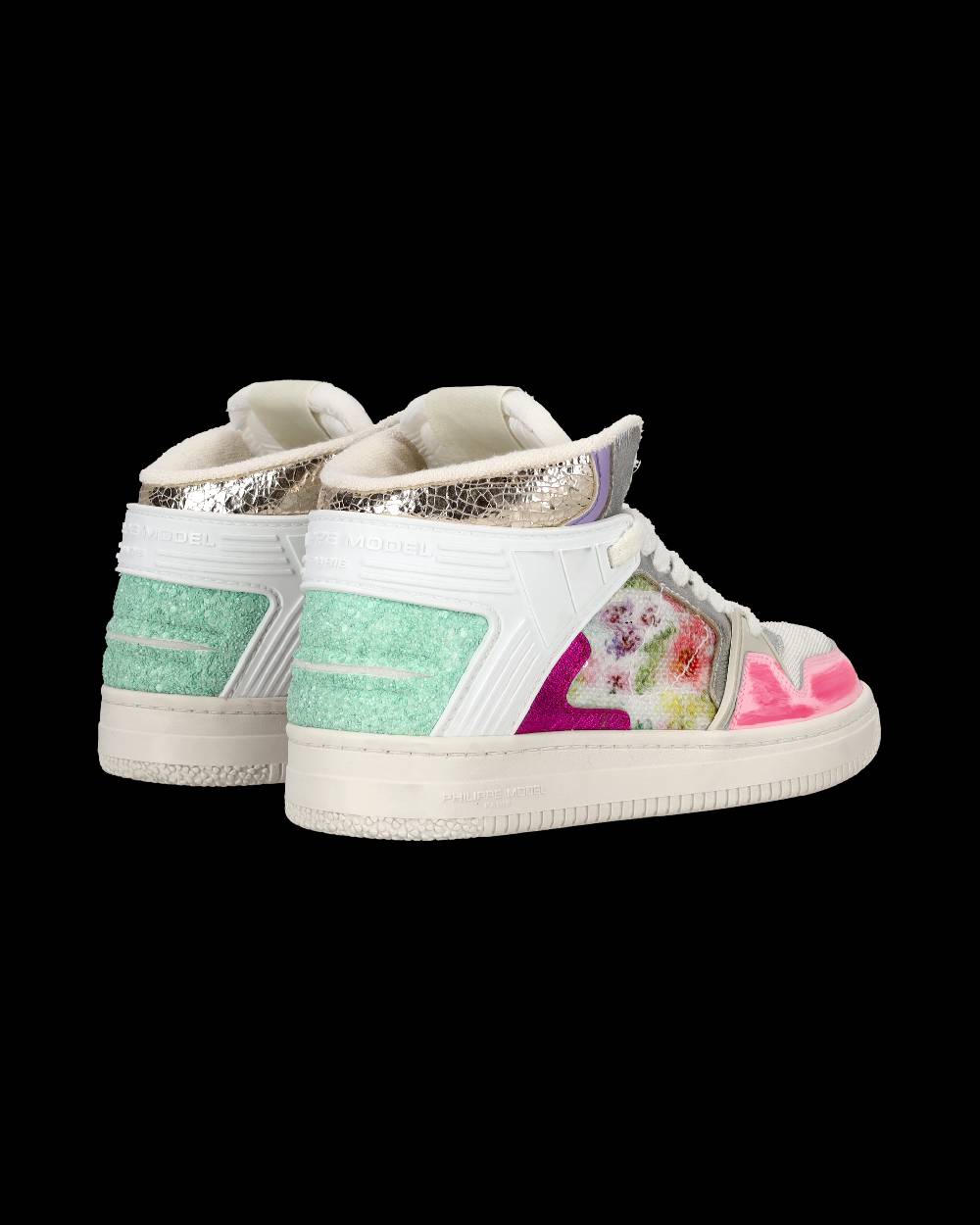 Philippe Model Sneaker mid La Grande donna - bianco e fucsia Sconto