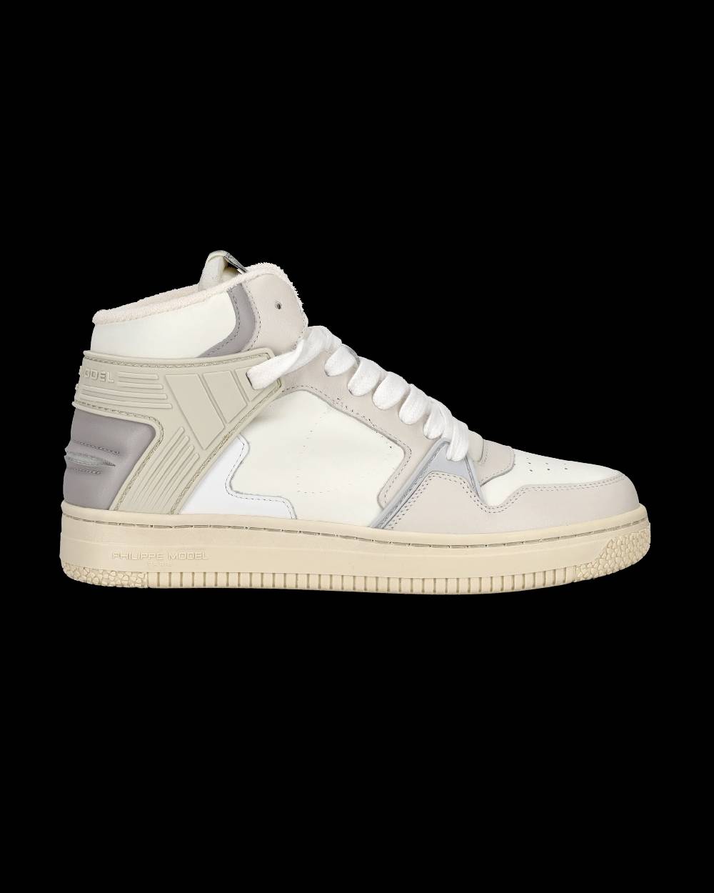 Philippe Model Sneaker mid La Grande donna - burro e grigio Offerta