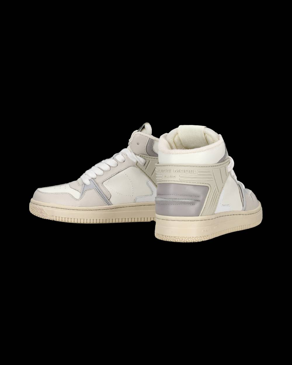 Philippe Model Sneaker mid La Grande donna - burro e grigio Offerta