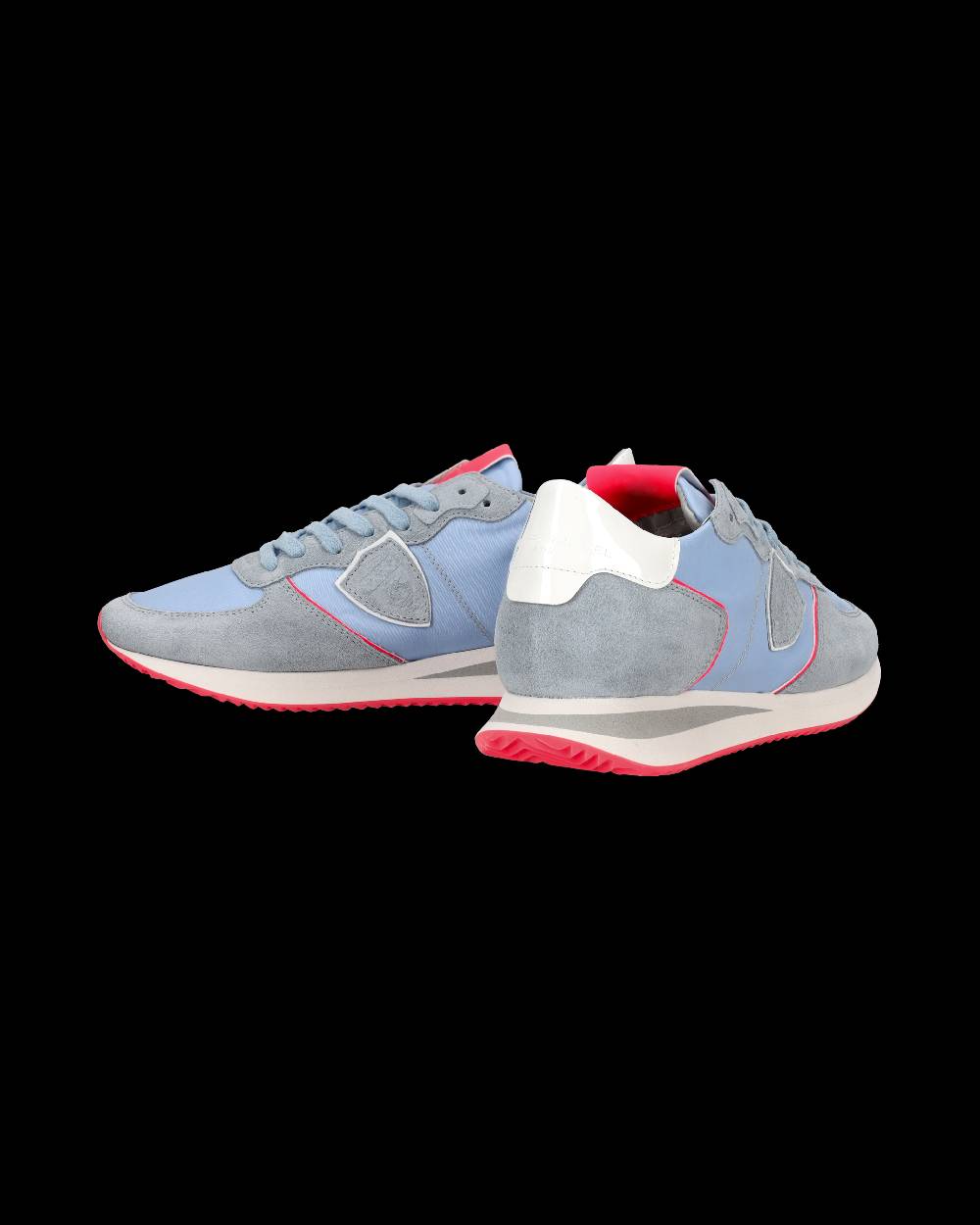 Philippe Model Sneaker bassa Trpx donna - azzurro e fucsia In Vendita