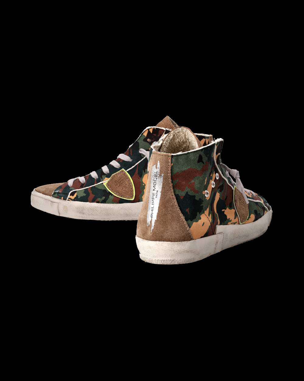 Philippe Model Sneaker Prsx Uomo, Verde e Beige Offerte