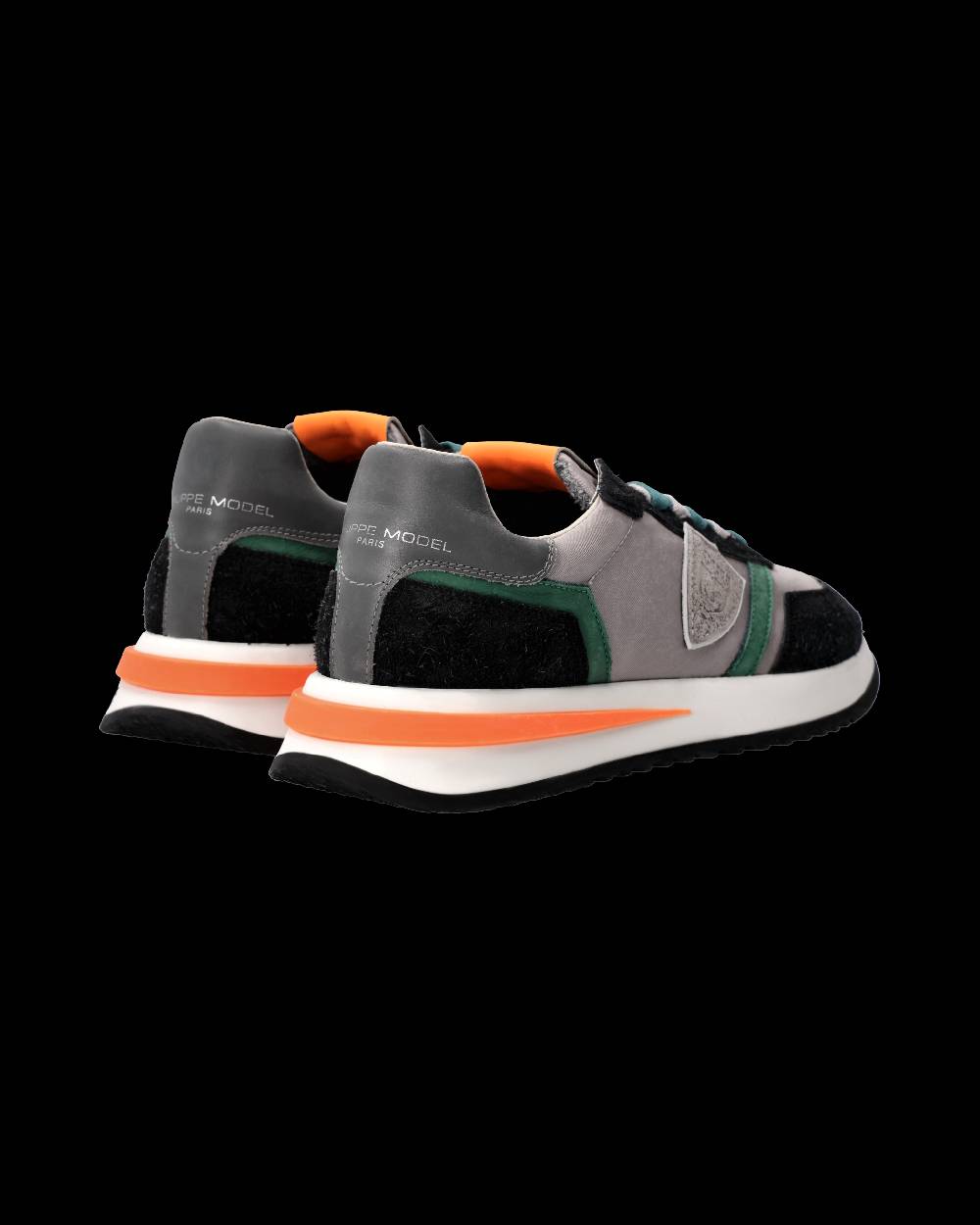 Philippe Model Sneaker Tropez 2.1 Uomo, Grigio e Arancio Negozio