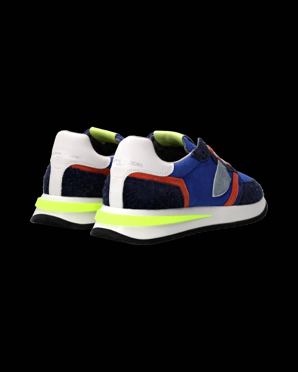 Philippe Model Sneaker Tropez 2.1 Uomo, Blu e Arancio Nuova