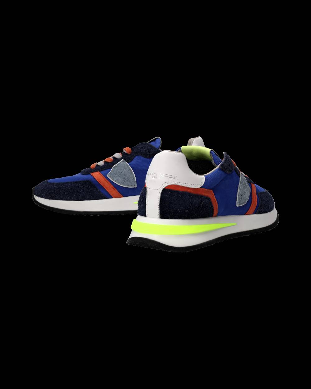 Philippe Model Sneaker Tropez 2.1 Uomo, Blu e Arancio Nuova