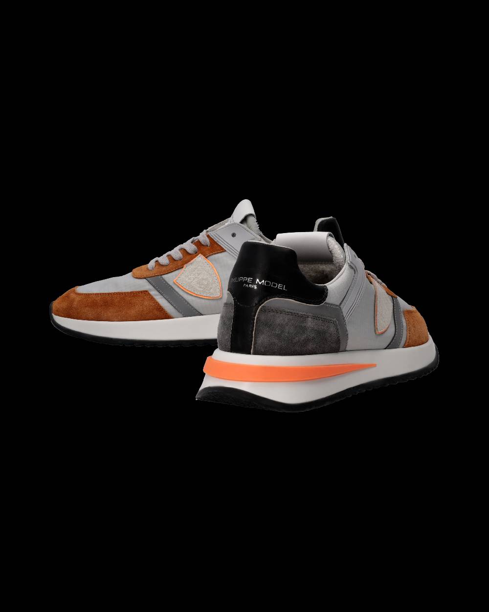 Philippe Model Sneaker Tropez 2.1 Uomo, Grigio e Cognac Moda