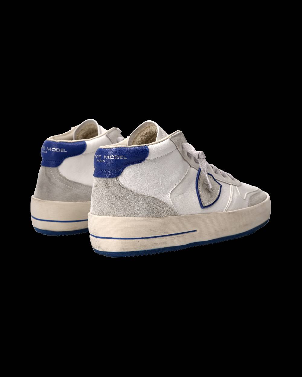 Philippe Model Sneaker Nice Uomo, Bianco e Blu 2025