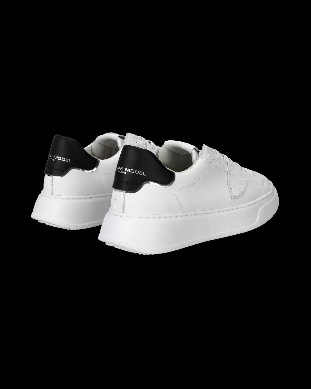Philippe Model Sneaker bassa Temple uomo - bianco e nero In Linea