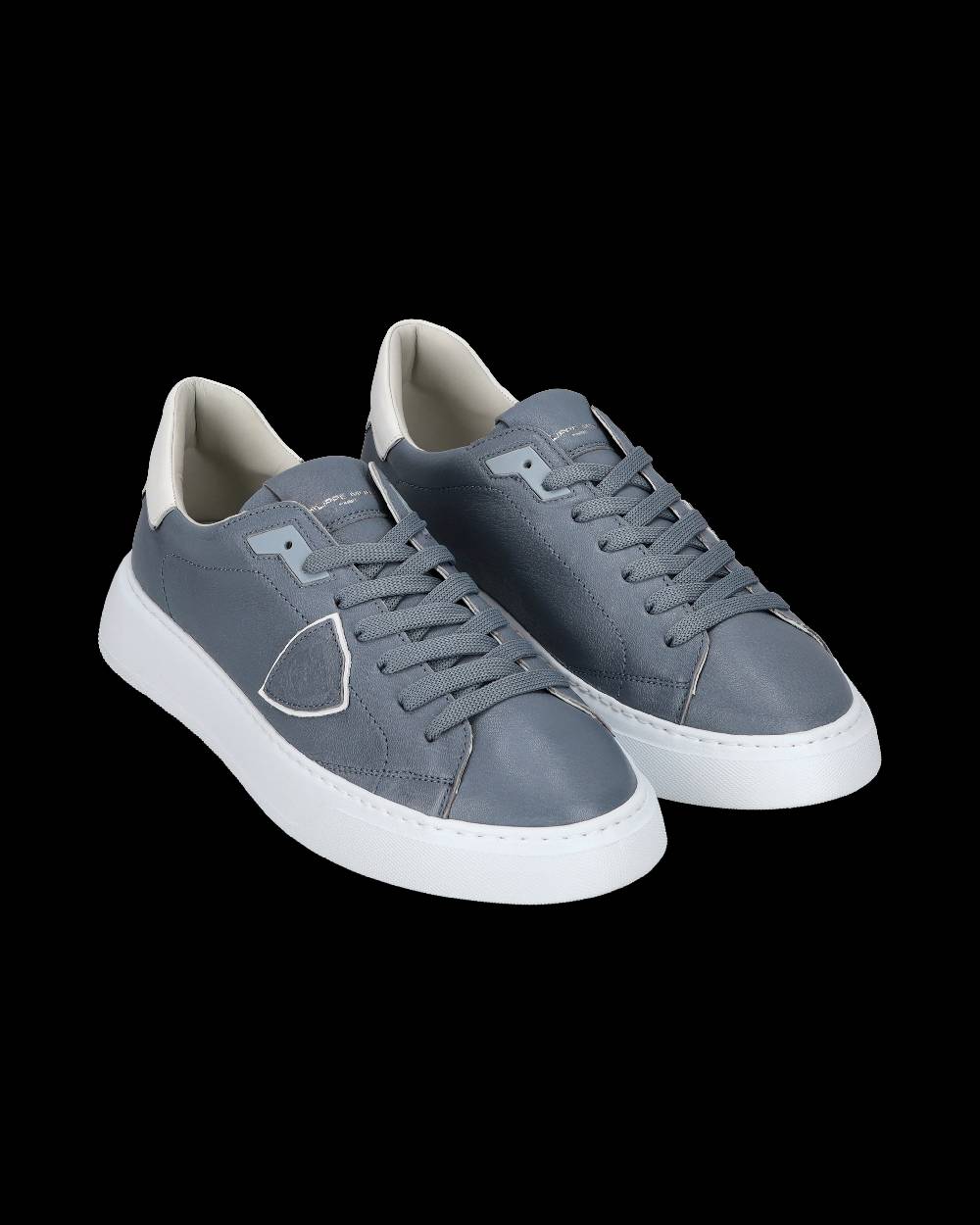 Philippe Model Sneaker casual Temple da uomo in pelle Nabuk - Blu Promozione