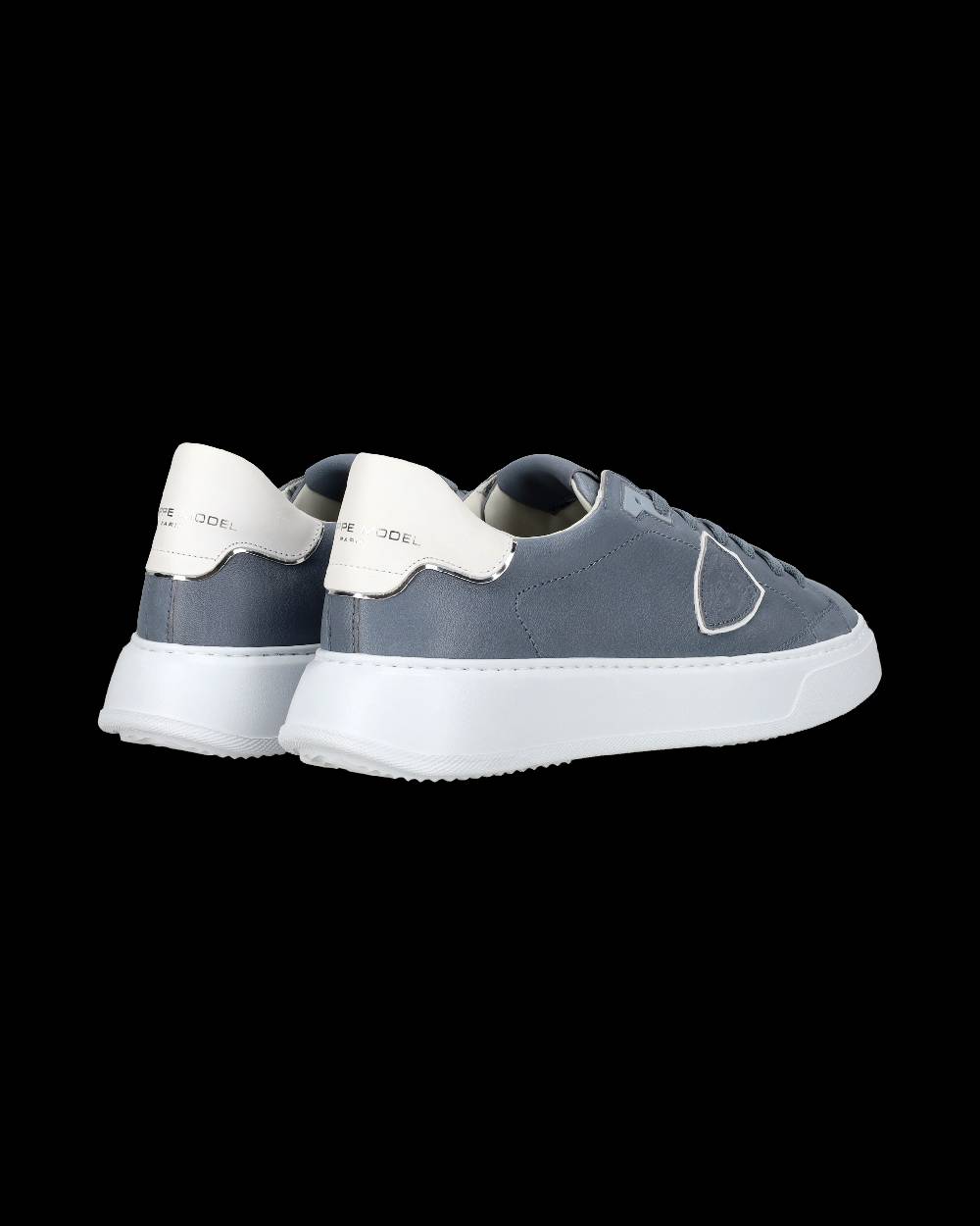 Philippe Model Sneaker casual Temple da uomo in pelle Nabuk - Blu Promozione