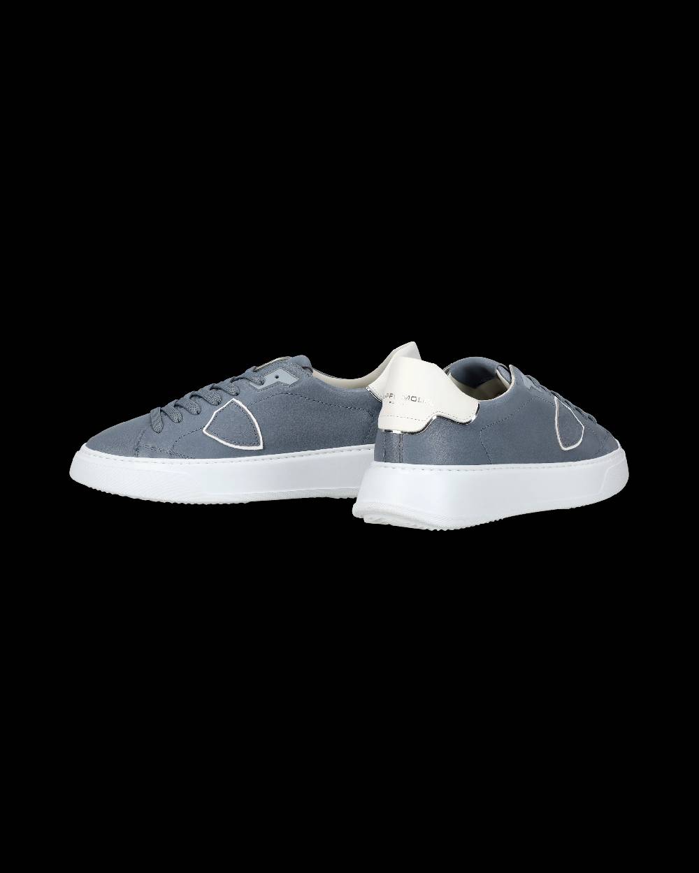 Philippe Model Sneaker casual Temple da uomo in pelle Nabuk - Blu Promozione