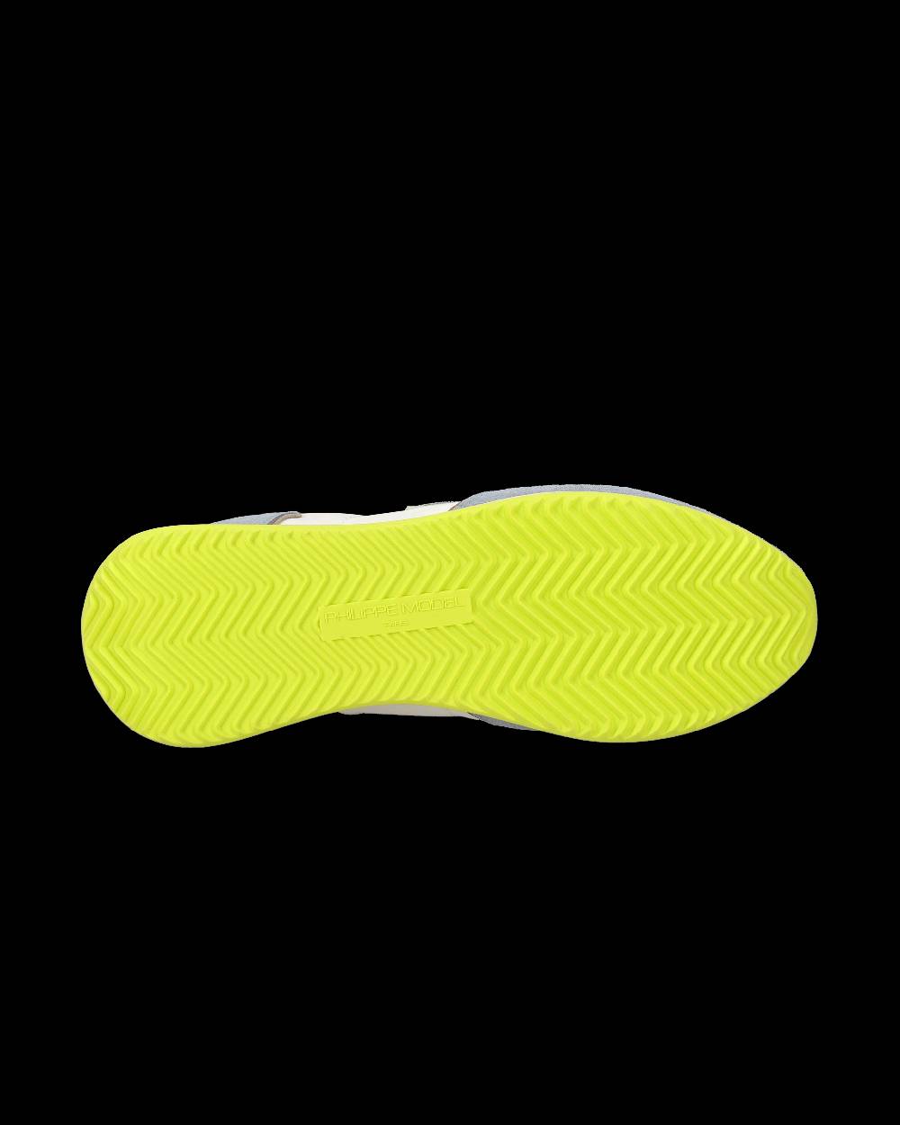 Philippe Model Sneaker casual Trpx da uomo in nylon e pelle - Azzurro e giallo Affare Del Giorno
