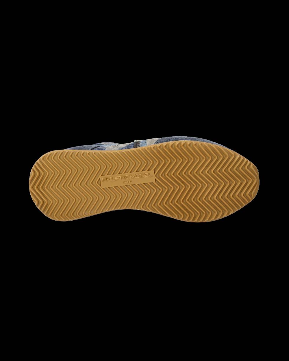 Philippe Model Sneakers Trpx da Donna Blu e Gialle in Tessuto Tecnico Prezzo Ridotto