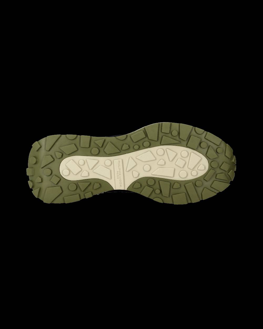 Philippe Model Sneakers basse Antibes da Uomo in nylon e pelle - nero militare Novità