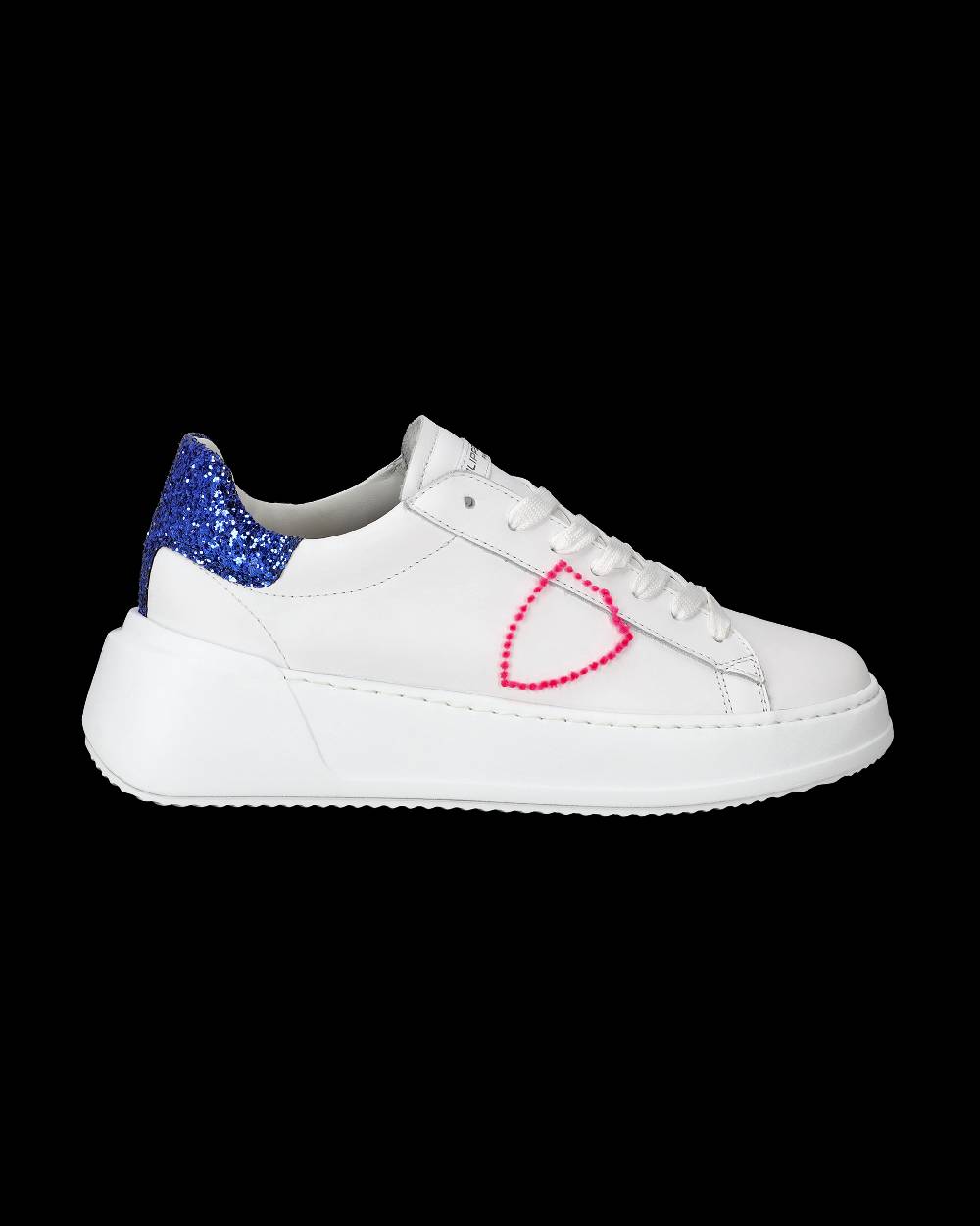 Philippe Model Sneaker basse Tres Temple donna - bianco e bluette Offerte