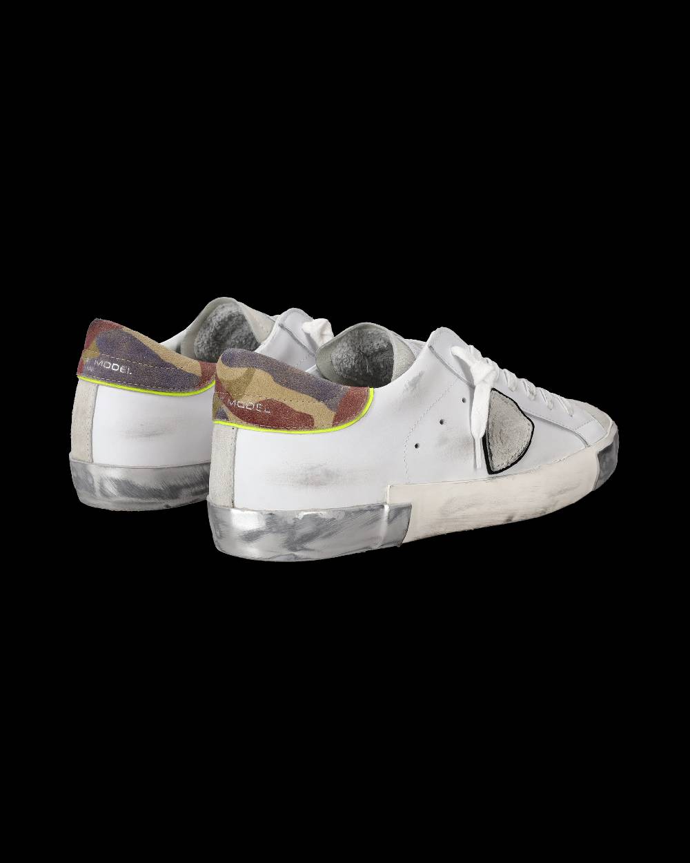 Philippe Model Sneakers Prsx da Uomo Bianche e Bordeaux in Pelle Hotsell