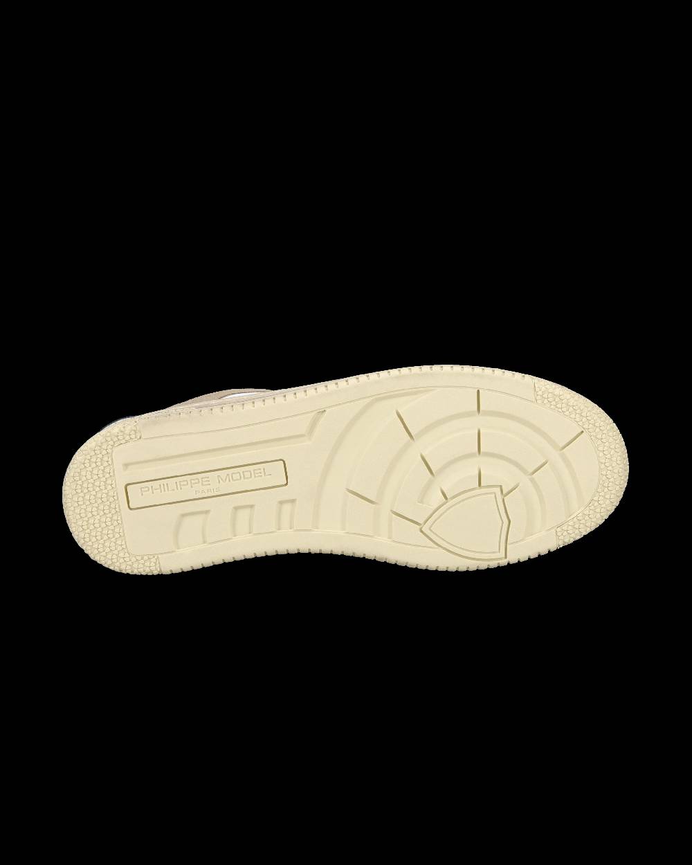 Philippe Model Sneaker streetwear Lyon da uomo in pelle riciclata - Bianco, verde e arancione Vendita Economica