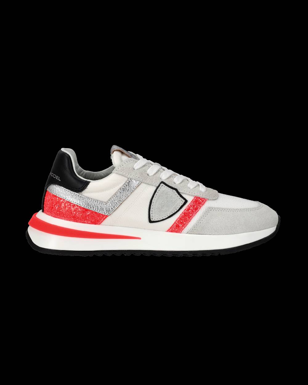 Philippe Model Sneakers Tropez 2.1 Donna Bianche e Arancioni in Pelle Scamosciata I Più Venduti