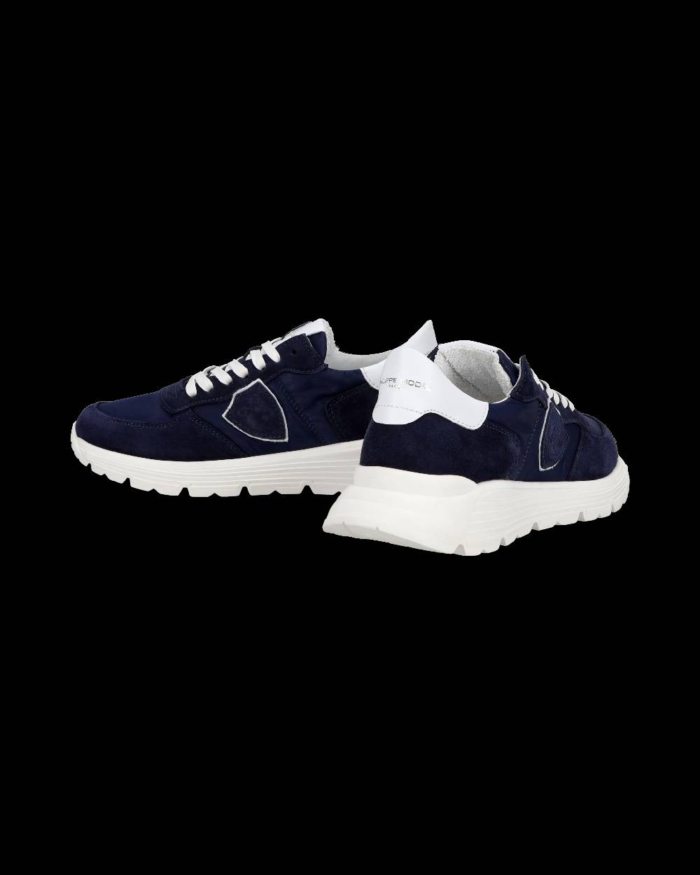 Philippe Model Junior Tropez Low-Top Sneakers in Leather, Blue 2025