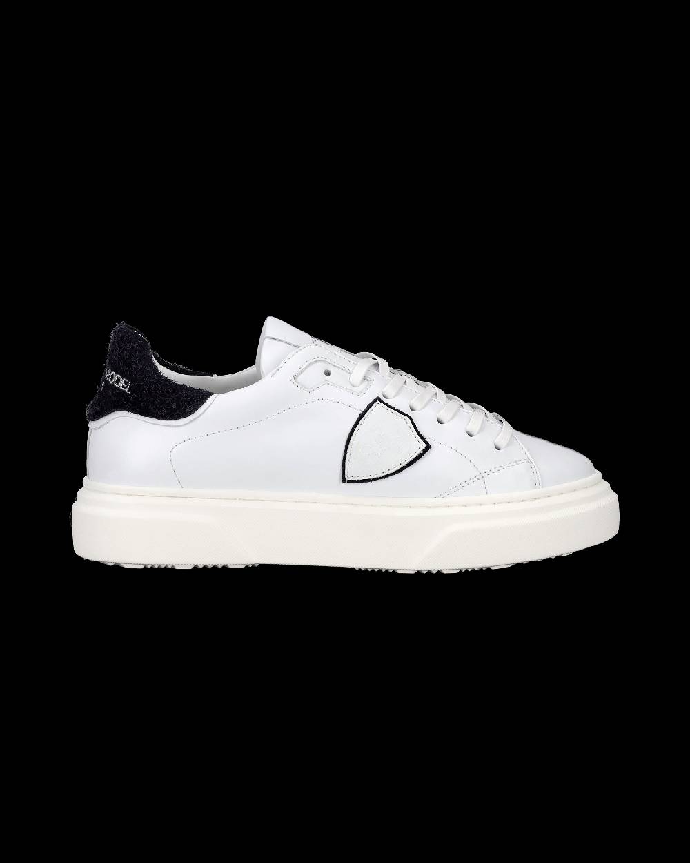 Philippe Model Sneakers Temple da Bambini Bianche e Blu in Pelle Vendita