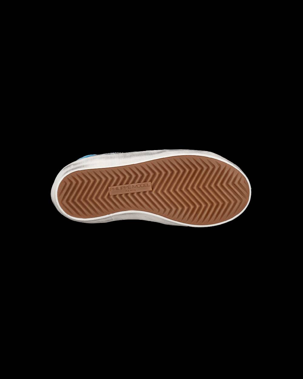 Philippe Model Scarpe da Bambini Prsx Bianche e Argento in Pelle Acquista Ora