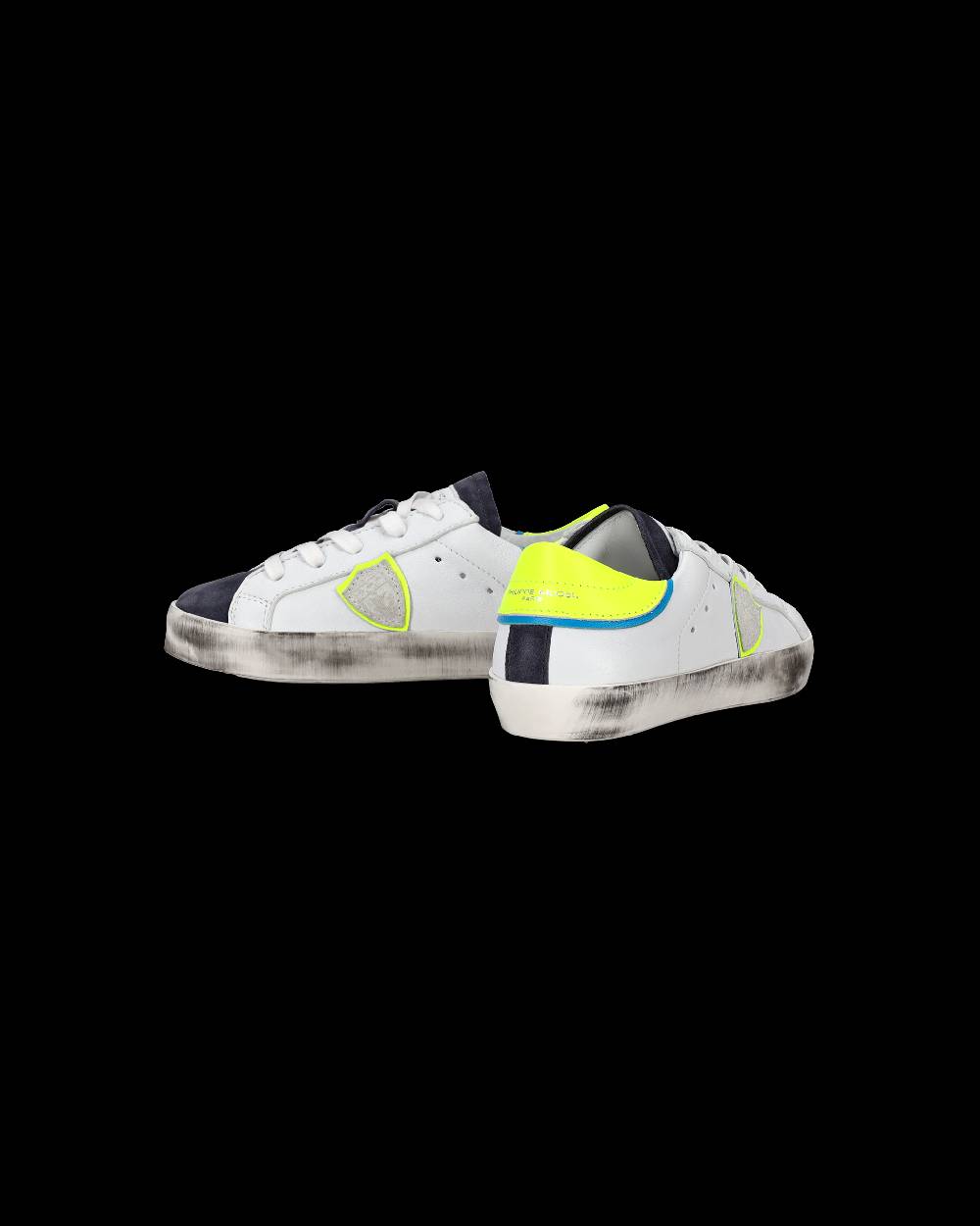 Philippe Model Scarpe da Bambini Prsx Bianche e Gialle in Pelle Shopping Online